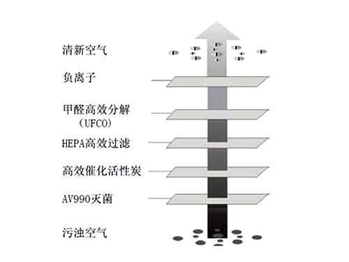 空間凈化器運(yùn)作流程