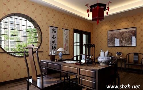 簡(jiǎn)約中式風(fēng)格的書(shū)房設(shè)計(jì)